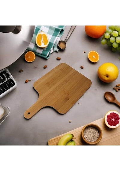 Bambu Kesme Tahtası Antibakteriel Yıkanabilir Doğrama Tahtası Dikdörtgen 40cm 25cm Çok Renkli