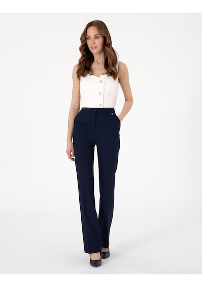 Pierre Cardin Kadın Lacivert Pantolon 50300025-vr033 Lacivert