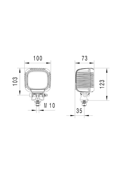 Hella Off-road Led Lamba 12v-24v-48v Valuefit Amber S3000 1ga357109-022