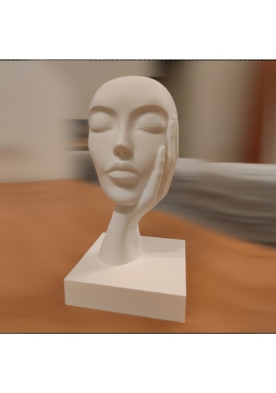 Sanatsal Yüz Figürü Modern 3d Yazıcı Baskı Heykel