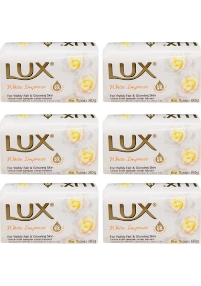 Lux White Impress Sabun 80 G 6'lı