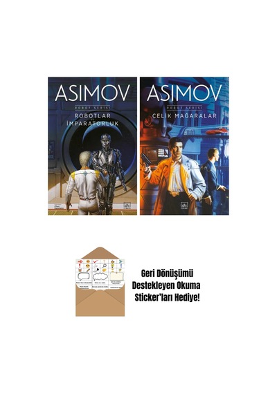 Robotlar Ve İmparatorluk Robot Serisi 4. Kitap + Çelik Mağaralar Robot Serisi 1. Kitap