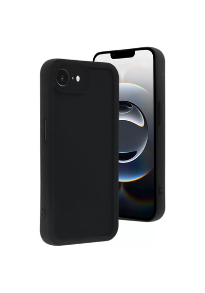Newface Apple Uyumlu İphone 16e Kılıf Viera Silikon - Siyah - Özel Seri 8683140844356
