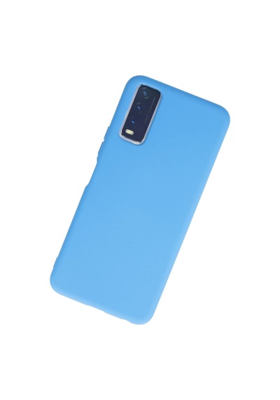 Uryport Vivo Y11s Kılıf Nano İçi Kadife Silikon - Mavi