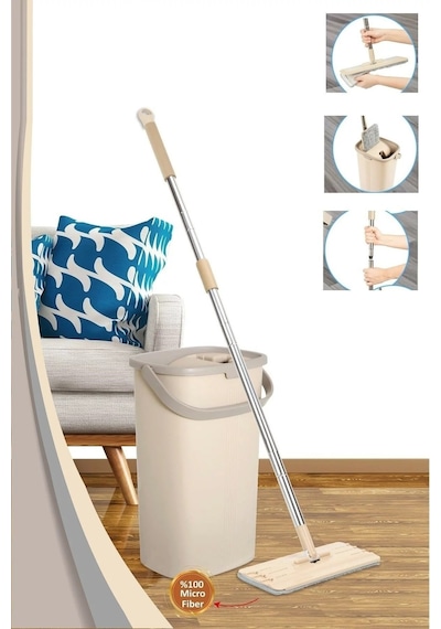 Spin Mop Tablet 2 Bezli Temizlik Kova Seti Yeni Nesil Temizlik Se N11.1911
