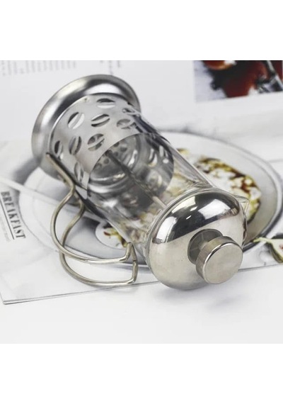 Orret Home Metal Saplı Borosilikat French Press, Termisil Süzgeçli Demlik, Bitki Çayı, Kahve Ve Ada Çayı İçin Diğer