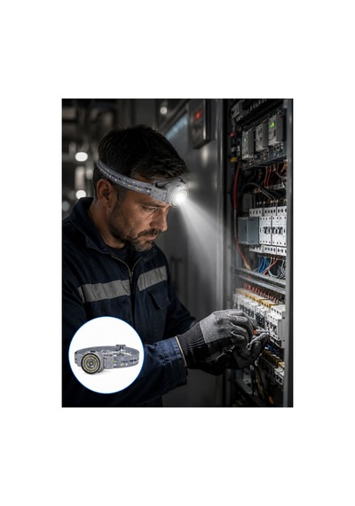 Led Kafa Feneri Eller Serbest Kullanım İçin Güçlü Işık Kaynağı - Hs08373844-6815 Diğer