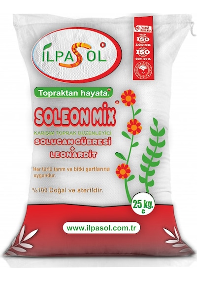 Ilpasol Organik Soleonmix Solucan Gübresi+Leonardit Granül Gübre
