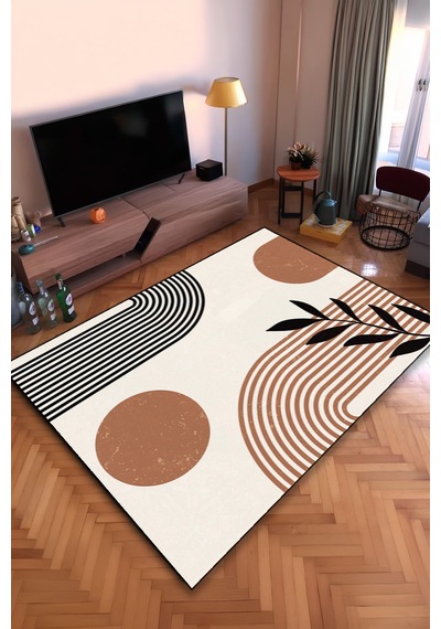 Bohem Yıkanabilir Kaymaz Taban Leke Tutmaz Salon Halısı Mutfak Halısı Ve Yolluk Bhmcrpt0015