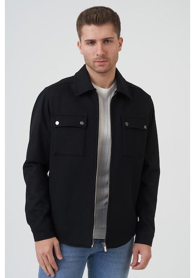 White Stone Los Angeles 58160 Slim Fit Mont Siyah-Siyah