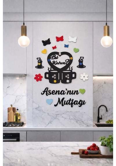 Mutfak Duvar Süsü Kişiye Özel Tasarım Ve Şık Modern No 20045