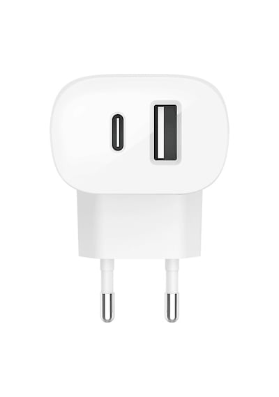 Belkin Boostcharge Usb-c 37W Usb-c 25W Usb-c Port ve 12W Usb-a Port Beyaz Duvar Şarjı