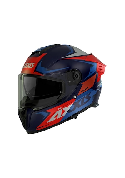 Axxis Hawk Evo SV Ixil C7 Full Face Kask Mat Mavi