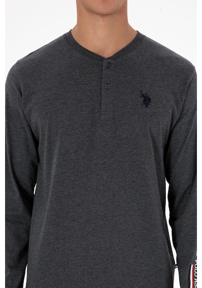 U.s. Polo Assn. Erkek Antrasit Melanj Pijama Takım 50318601-vr081 Antrasit Melanj U.s. Polo Assn. Erkek Antrasit Melanj Pijama Takım 50318601-vr081 Antrasit Melanj