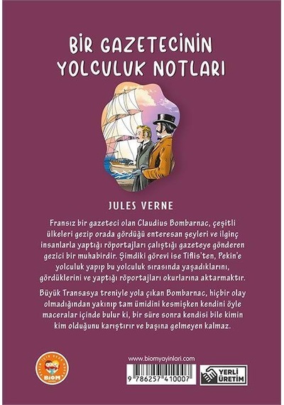 Bir Gazetecinin Yolculuk Notları - Jules Verne - Biom Çocuk Klas