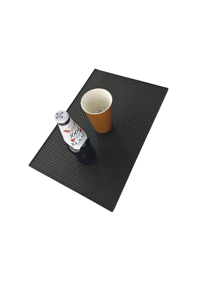 30x45 Cm. 5 Mm. Mat Siyah Renk Büyük Bar Lastiği Cin920