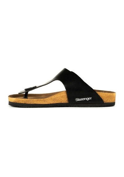 Slazenger LUKE Erkek Parmak Arası Plaj Siyah Terlik