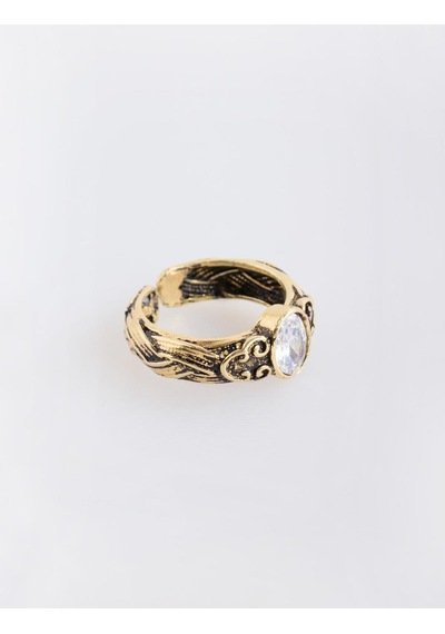Jimmy Key Jimmy Key Altın Rengi Taşlı Vintage Yüzük 6sw487532150