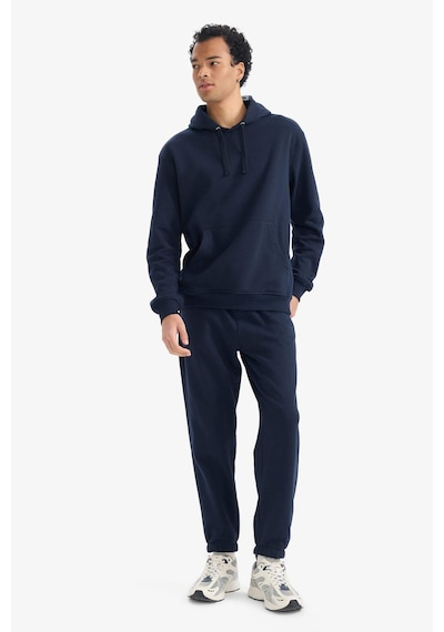 Defacto Regular Fit 2li Eşofman Takımı Kapüşonlu Sweatshirt Eşofman Altı F9624ax25aunv64 Lacivert-nv64
