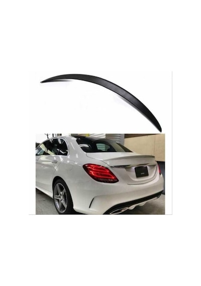 Mercedes W205 Uyumlu Amg Profesyonel Fırın Boyalı Spoiler 2014-2019