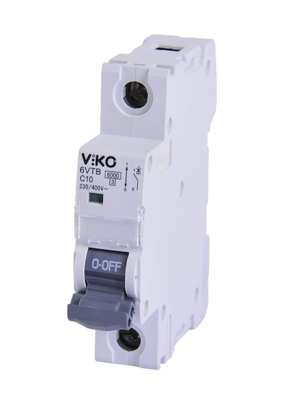 Viko 6vtb-1c10 Otomatik Sigorta 6ka C Tipi 1 Kutup 10a 10