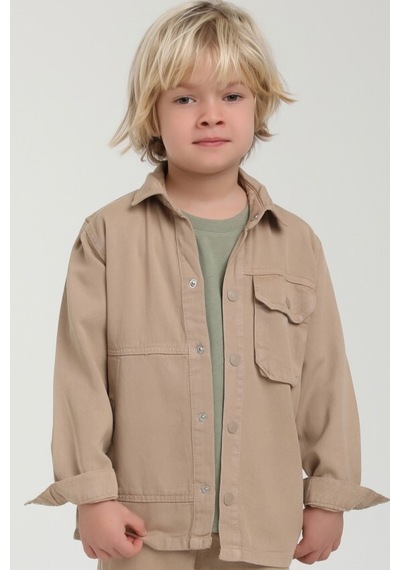 Xo Kids Erkek Çocuk Gömlek 1-4 Yaş 2544 Camel