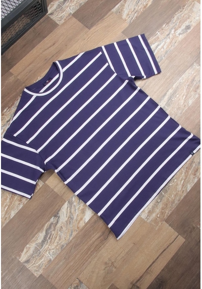 Alexander Gardi Alexandergardı Çizgili Oversize T-shirt E23-0046 001