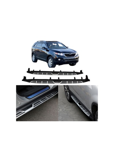Kia Sorento 2010-2013 Model Arası Yan Basamak Side Step Oem Square Style