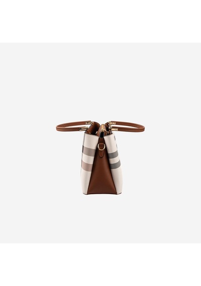 Kadın Silver & Polo Sp1098-mk48 Sılver Polo El Çantası Krem-taba Krem  -  Taba