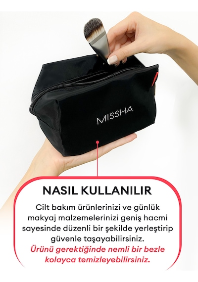 Missha Pouch B Round Büyük Boy Makyaj Çantası
