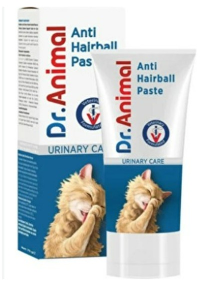 Dr. Animal Anti-hairball & Urinary Care Kedi Tüy Yumağı Ve İdrar Yolu Destekleyici 75 Ml