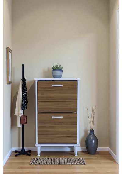 Eliusta Kalvo 52 Cm Genişlikte Ceviz Renk Ayakkabılık 52x86x26 Cm Ayaklı Ayakkabılık Ceviz Eliusta Kalvo 52 Cm Genişlikte Ceviz Renk Ayakkabılık 52x86x26 Cm Ayaklı Ayakkabılık Ceviz