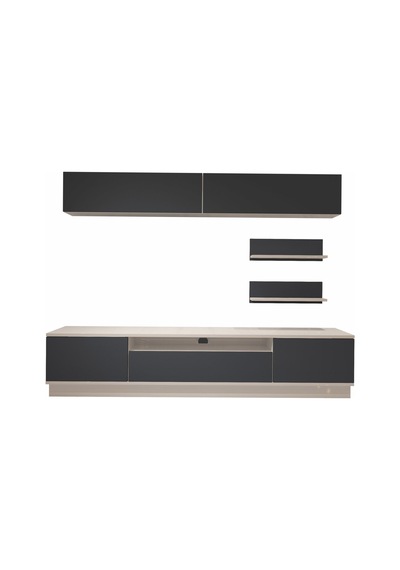 Decoraktiv Trendstyle 5s Mdf Tv Ünitesi Tv Sehpası Beyaz - Antrasit