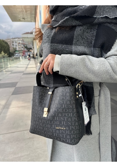 Just Polo Kadın Yeni El Ve Omuz Çantası 232055mh Yeni Siyah