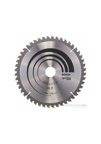 210 X 30 X 2,0 Mm 48 Diş Ahşap İçin Daire Testere Bıçağı