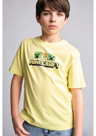 Defacto Minecraft New Regular Fıt Bisiklet Yaka Kısa Kollu Tişört Erkek Çocuk H8261a826hsyl114 Sarı-yl114 Defacto Minecraft New Regular Fıt Bisiklet Yaka Kısa Kollu Tişört Erkek Çocuk H8261a826hsyl114 Sarı-yl114