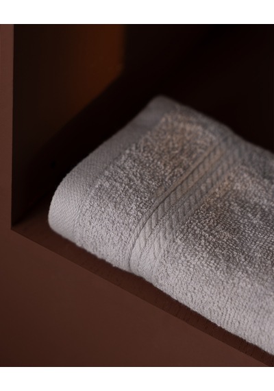 Ryella 2'li %100 Pamuk Armürlü El Havlusu - Gri - 30x30 Cm 8684427346044 Çok Renkli