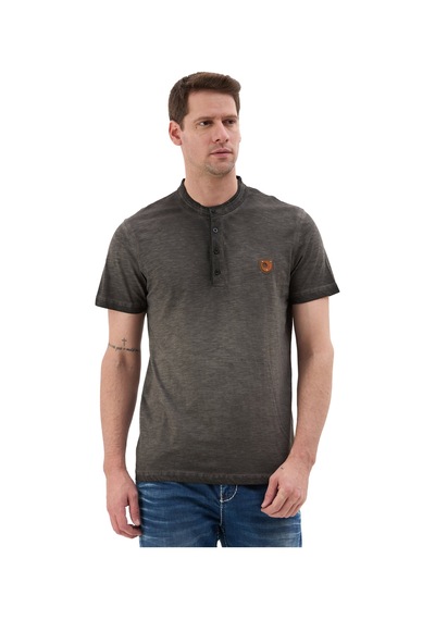 Cipo & Baxx Hakim Yaka Düğmeli Basic Erkek T-shirt Ct835 Ant