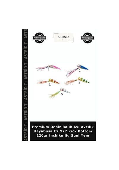 Premium Deniz Balık Avı Avcılık Hayabusa Ex 977 Kick Bottom 120gr İnchiku Jig Suni Yem