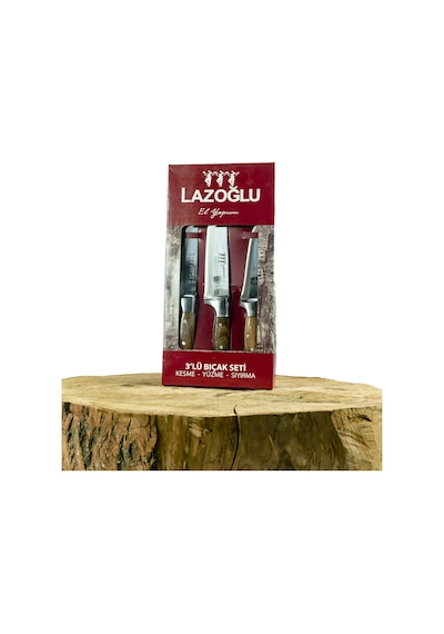 Lazoğlu 3'lü Kasap Set