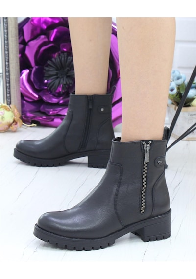 Castle Black 4663-1 Siyah Hakiki Soft Deri Kışlık Kadın Bot Siyah Castle Black 4663-1 Siyah Hakiki Soft Deri Kışlık Kadın Bot Siyah