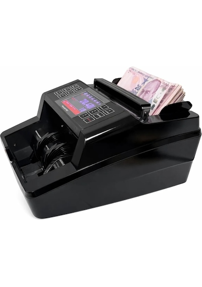 Şarjlı Seyyar Kablosuz Karışık Para Sayma Makinesi, Tl Ve Euro Karışık Sayım - Dolar Adet Sayım + Müşteri Ekranı