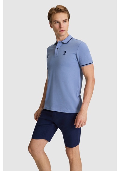 U.S. Polo Assn. U.s. Polo Assn. Erkek İndigo Tişört Basic 50326975-vr028