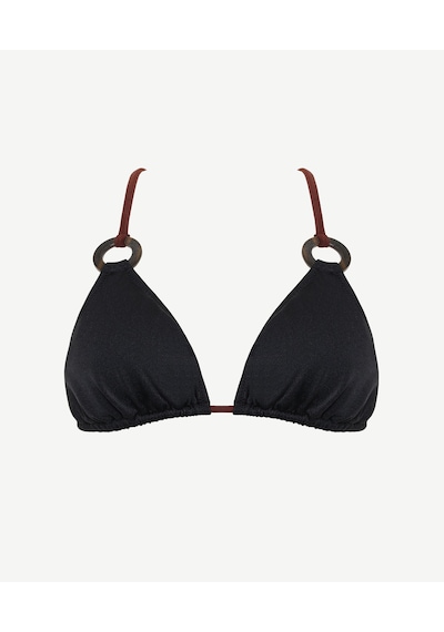 Yargıcı Toka Detaylı Bikini Üst 25ykbw1021b 001 Siyah
