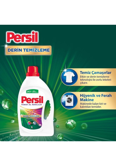 Power Jel Color Derin Temizleme Plus 26 Yıkama Renkliler İçin Sıvı Çamaşır Deterjanı 1 X 1690 Ml Diğer