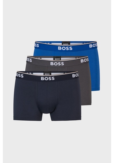 Boss 50475274 487 Erkek Boxer Saks-Lacivert-Haki Saks - Lacivert