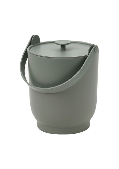 Ikea Farmarkvast Çöp Kutusu, Gri-yeşil, 4 Lt