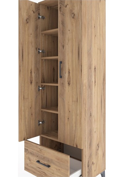 Hyperion Dolap 5 Raflı Tek Çekmeceli 2 Kapaklı 60x44x195 Çam-çam Aytası Hyperion Dolap 5 Raflı Tek Çekmeceli 2 Kapaklı 60x44x195 Çam-çam Aytası