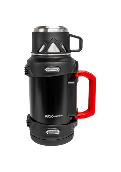 Rox Campıng 1.5 Lt Kamp Termos Siyah
