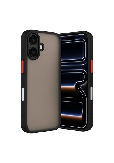 Apple İphone 17 Kılıf Montreal Silikon Kapak - Siyah 0.2M-Çok Renkli